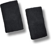 US Glove - Bracelets - Bandeaux absorbants - Tous Sports - Diverse couleurs - Katoen - 11 cm - Zwart