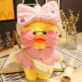 Happy Trendz® Lalafanfan Paperduck Paper Duck - Cute Eend - Lalafanfan Duck Knuffel - Schattig Eend - LalaFan - Geel