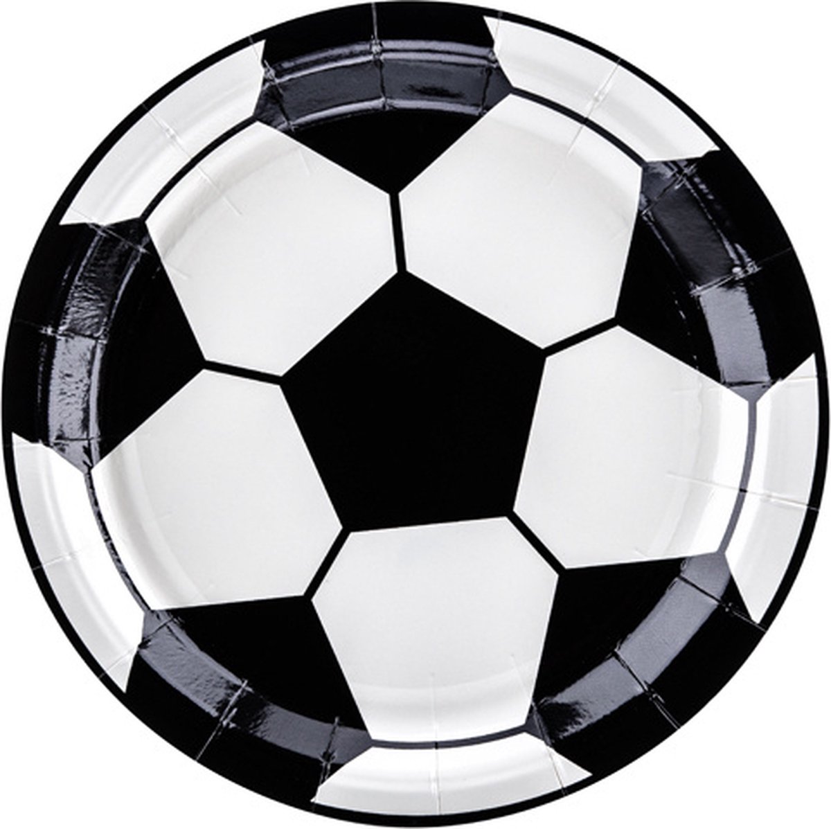 Voetbal gebaksborden (6st)
