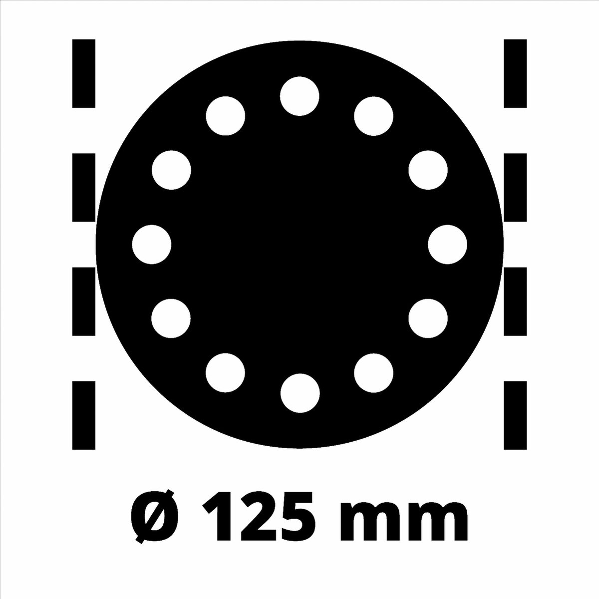 Einhell Elektrische Excentrische Schuurmachine TC-RS 425 E - 425 W - Schuuroppervlak: Ø 125 mm - Elektronische snelheidsregeling - Incl. 3x schuurvellen – foto 5