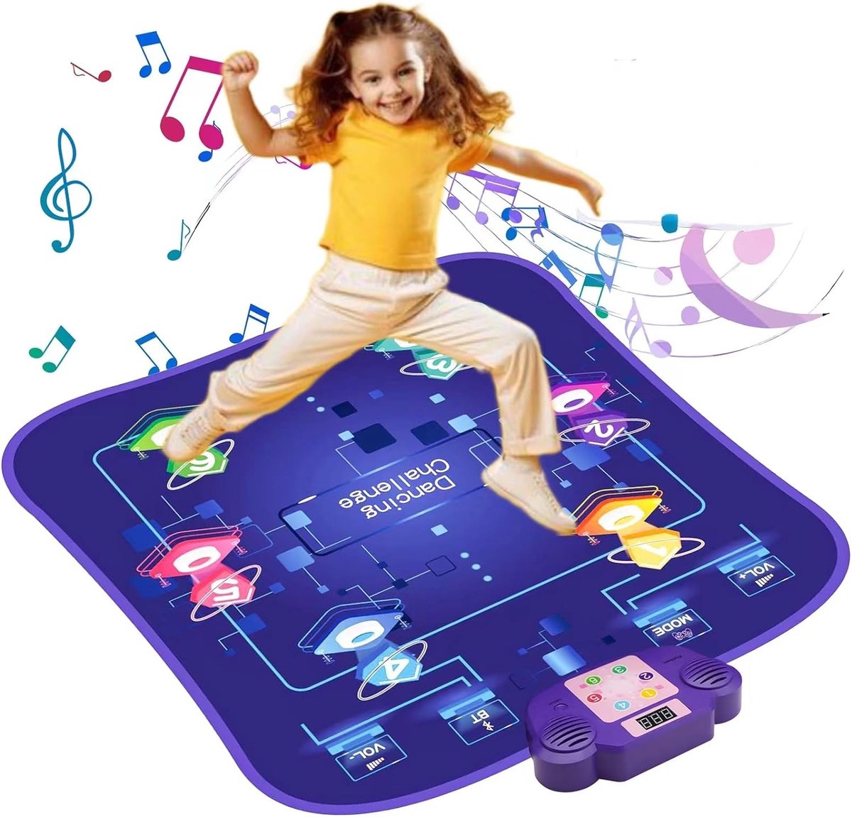 Equivera Dansmat - Dansmat Voor Meisjes - Muziekmat - Interactieve Speelmat