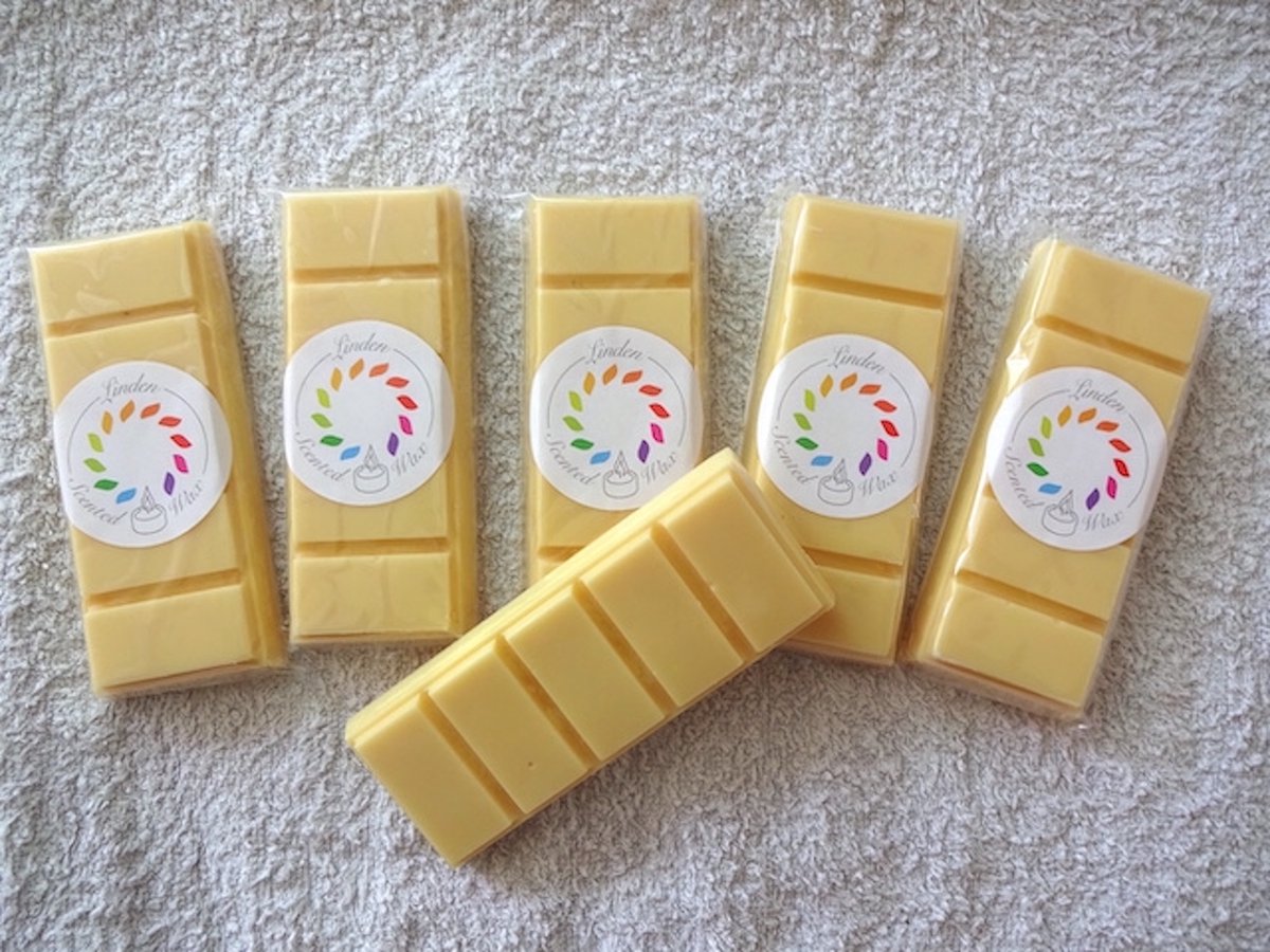 Linden - Snapbar waxmelts waxmelt geur - GOLDEN ORCHID - handgemaakt - 100% sojawax - aromatic - voor geurbrander - huisparfum -