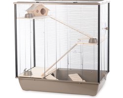 Hamsterkooi / rattenkooi naturel Fargo mokka