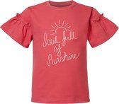 Noppies Girls Tee Erlanger short sleeve Meisjes T-shirt - Mineral Red - Maat 128