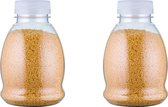 Badkaviaar Zen Moment - 225 gram - Fles met transparante dop - set van 2 stuks - bad parels