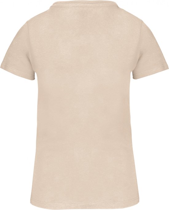 T-shirt Dames XL Kariban Ronde hals Korte mouw Light Sand 100% Katoen