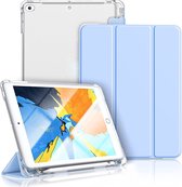 Phreeze Tri-Fold Hoesje - Geschikt voor iPad Air en Air 2 9.7 Inch (2017/2018) Hoes - Bookcase met Standaard en Pen Houder - Licht Blauw