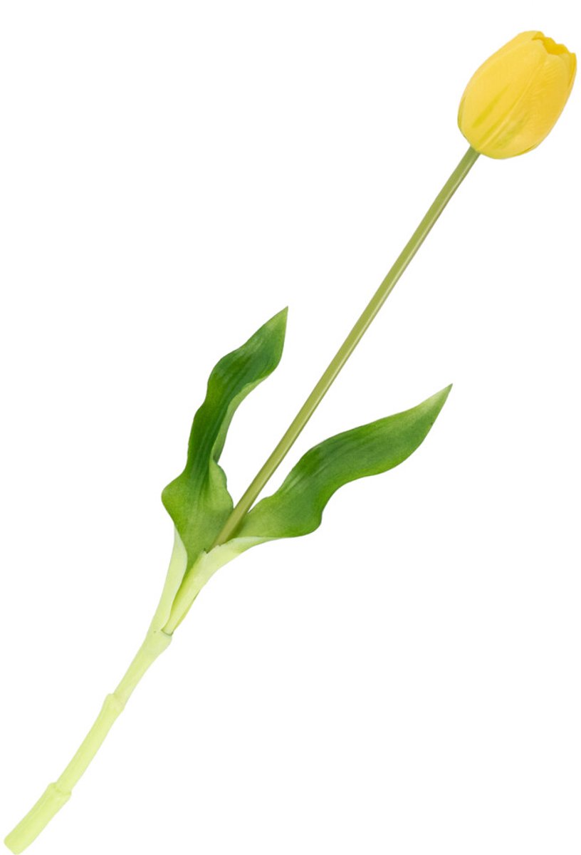 HomeBound by KY | Kunsttulp real touch geel | kunstbloem