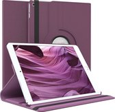 Phreeze Draaibare Tablethoes - Geschikt voor iPad 2022 10e Generatie Hoesje - 10.9 Inch - 360 Graden Draaibare Hoes Cover - Draaibare Standaard - Paars