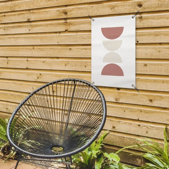 Décoration de jardin Minimalisme - Pastel - Design - 40x60 cm - Affiche de jardin