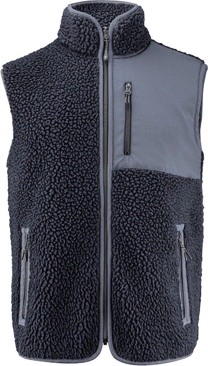 James Harvest KINGSLEY VEST 2111501 Marine Blauw