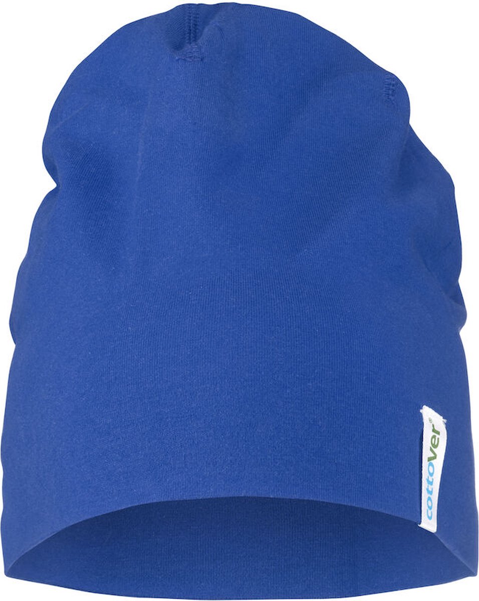 Cottover BEANIE - GOTS GECERTIFICEERD 141024 - Koningsblauw - One size