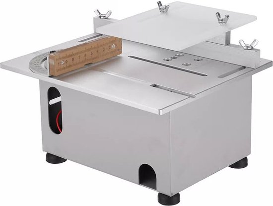 Hoge Kwaliteit Custom Doe-Het-Zelf Kleine Hobby Mini Elektrische Houtbewerking Snijden Cirkeltafel Zaagmachine Kleine Zaag