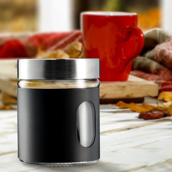 Jinfanshurich Koffieblik met vacuümdeksel, koffiebonenhouder