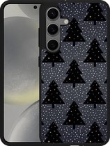 Cazy Hardcase Hoesje geschikt voor Samsung Galaxy S24 Snowy Christmas Tree