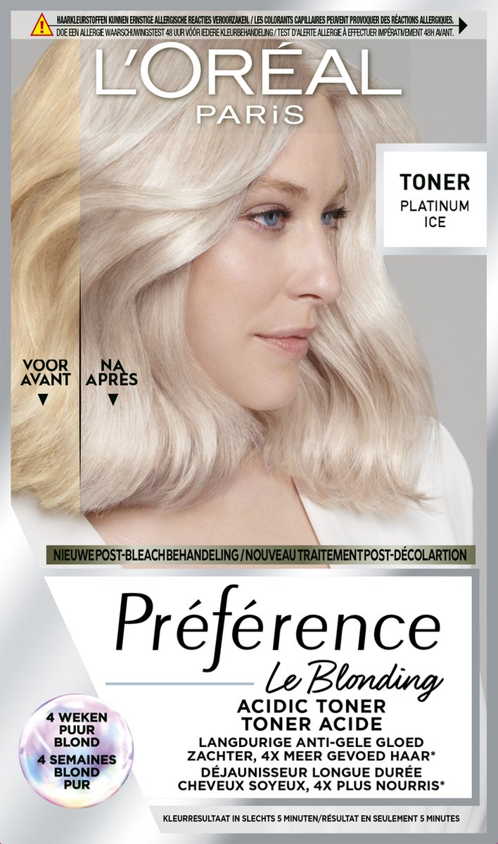 L'Oréal Paris Le Blonding 01 tonende kleuring toner - Platinum Ice