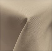 nappe en tissu antitache rectangulaire - 130 x 220 cm - Nappe décorative au design uni - Beige