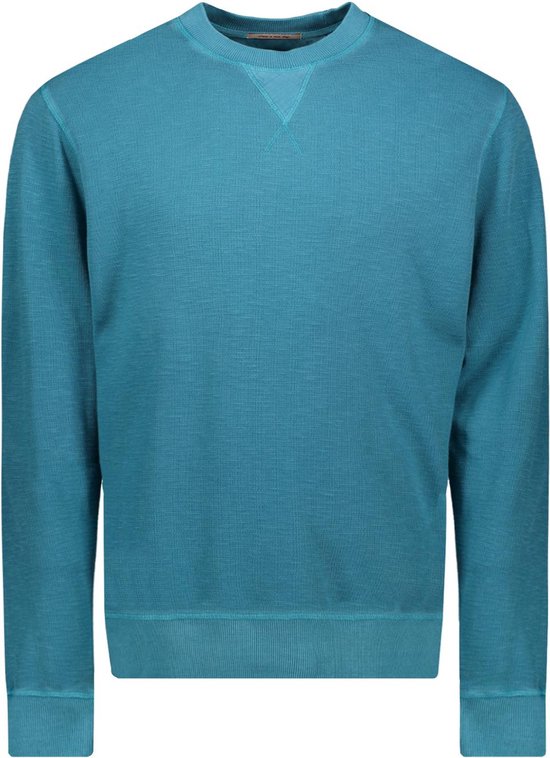 Scotch & Soda Trui Garment Dyed Structured Sweatshirt 175667 0716 Mannen
