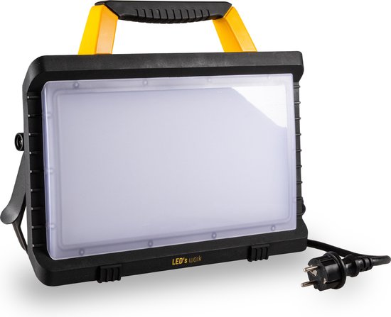 Lampe de Work à LED 5000 - 2 prises supplémentaires - Cordon de 5 mètres - IP54 résistante à l'eau et à la poussière