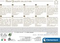 Informatieblad van de Clementoni High Quality Collection over puzzelonderhoud in meerdere talen.