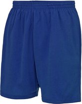 Just Cool Unisex korte broek 'Cool Short' met elastiek Royal Blue - XL