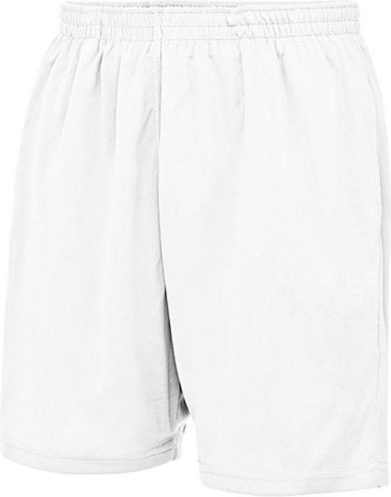 Just Cool Unisex korte broek 'Cool Short' met elastiek White - XXL