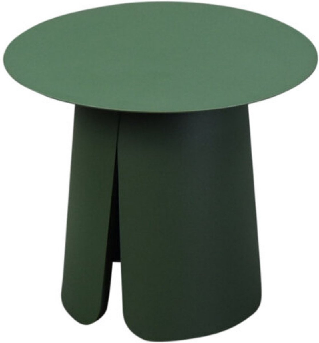 Barolo bijzettafel 45cm rond H39cm aluminium groen
