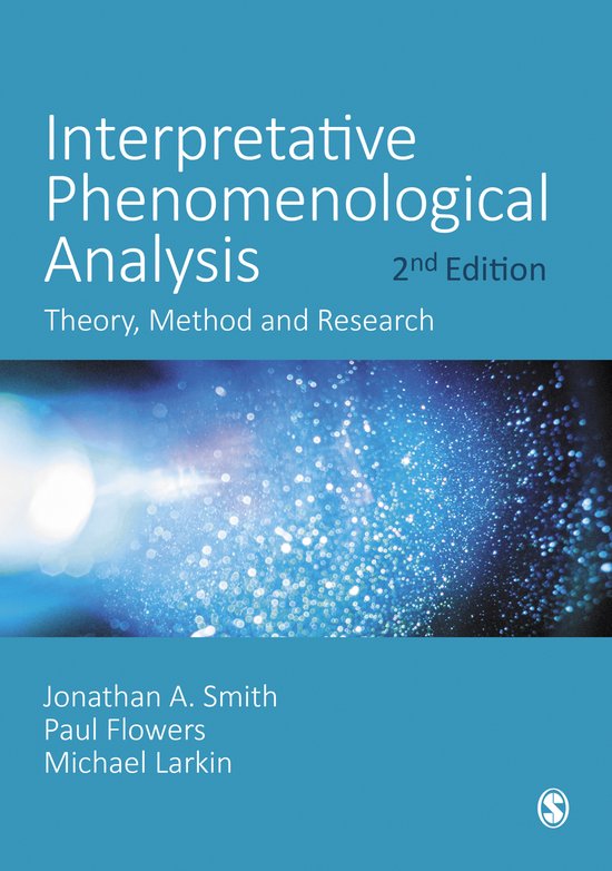 Interpretative Phenomenological Analysis - cover