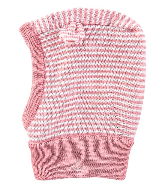 Petit Bateau - Bivak Winter Muts voor Baby Meisjes - Roze - 43-45 - 3 tot 6 maanden