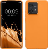 kwmobile telefoonhoesje geschikt voor Motorola Edge 40 Neo - Hoesje voor smartphone - Back cover in fruitig oranje