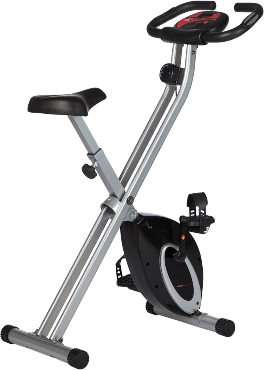 Hometrainer - Opvouwbare Fietstrainer met Geïntegreerde Opleiding Computer en 8 Weerstandsniveaus - Perfect voor Jong en Oud