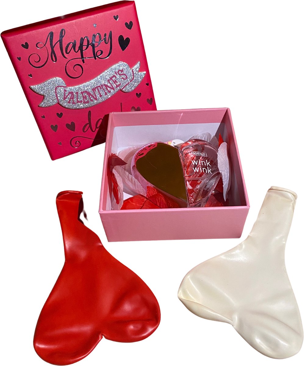 Goedkoopste Figenzi Valentijn Doosje met Parfummetje Muziekje - Valentijnsgeschenk - Uniek