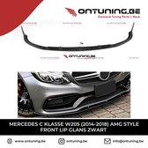 Mercedes C Klasse W205 (2014-2018) AMG Style Look Front Lip Glans Zwart