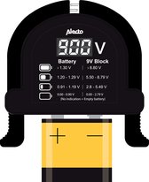 Alecto BTT2 Testeur de batterie universel - Zwart