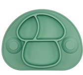 Placemat voor kinderen - kinderservies - baby bordje - 2 zuignappen - siliconen antislip