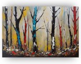 Affiche style Forest Jackson Pollock - Affiche forêt - Affiche Pollock - Affiches Vintage - Affiche salon - Décoration bureau - 70 x 50 cm