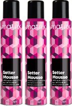 Matrix Setter Mousse - Donne à vos cheveux plus de volume, de texture et une tenue longue durée - pack économique - 3 x 232 g