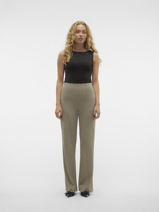 Vero Moda Vmbecky Hw Wide Pull On Pant Laurel Oak L32 KAKI M