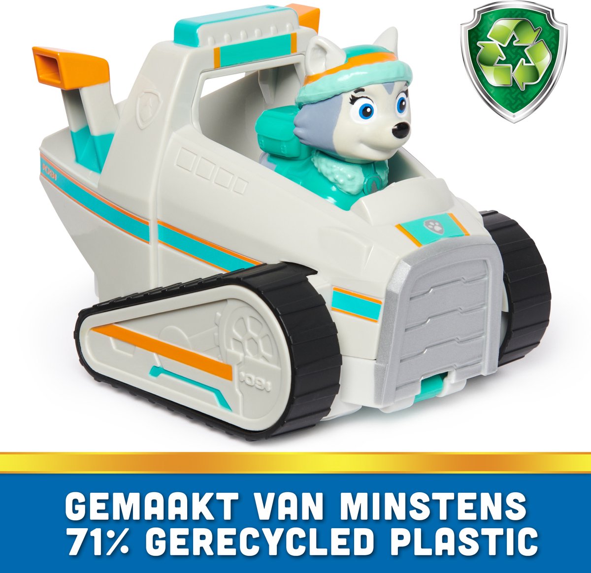 PAW Patrol - Everest's Sneeuwschuiver - speelgoedauto met speelfiguur - 71% gerecycled plastic - duurzaam speelgoed — afbeelding 2