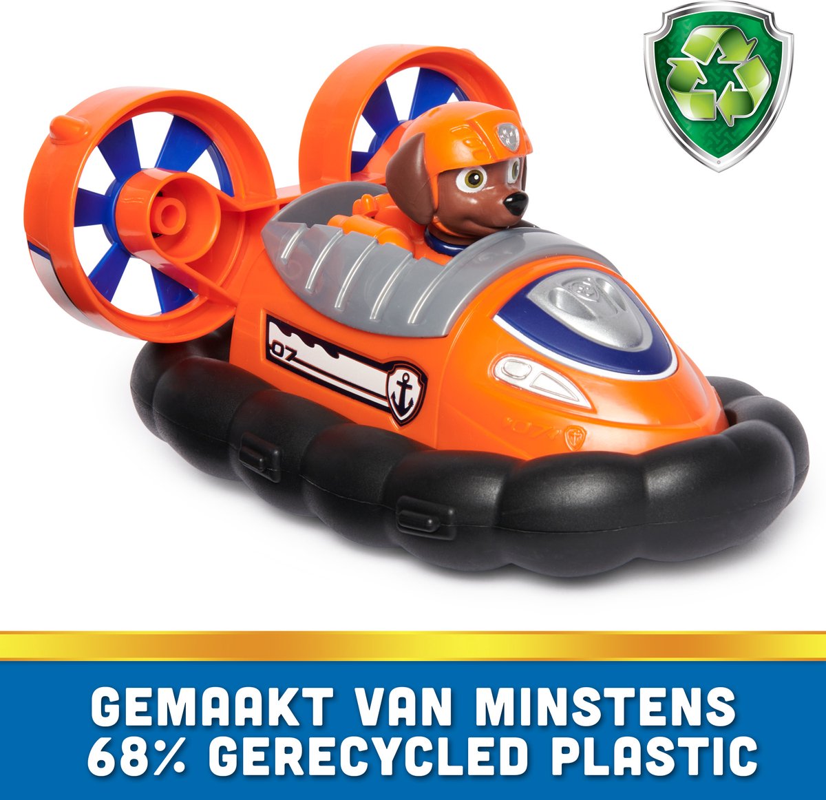 PAW Patrol - Zuma's Hovercraft - speelgoedauto met speelfiguur — afbeelding 2