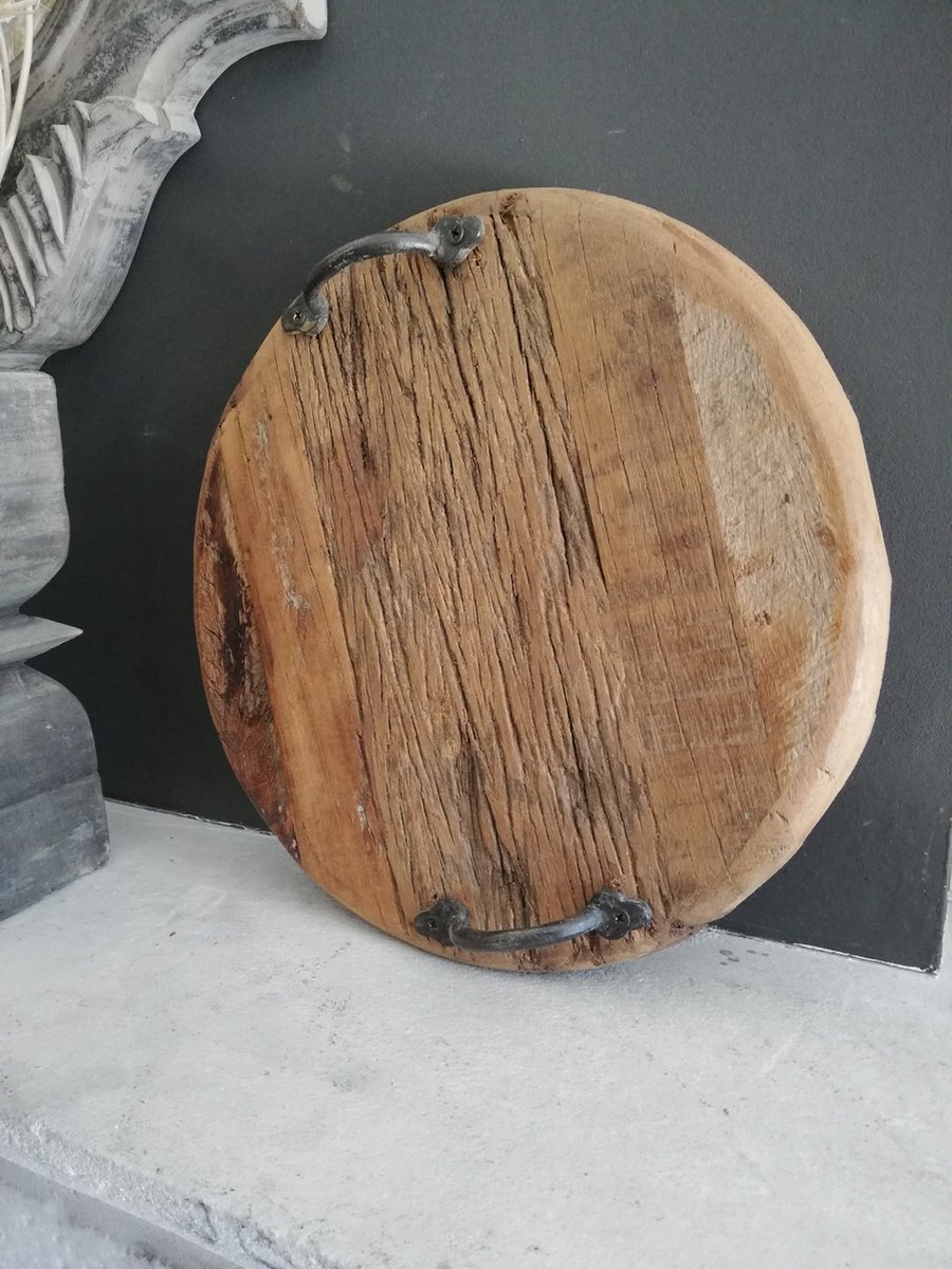 Houten dienblad 32 tot 35 cm robuust sober landelijk