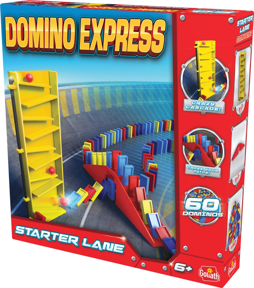 Goliath 81005 Domino Express Starter Lane 16 Game Classic