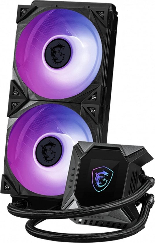 MSI MPG CORELIQUID K240 V2 Waterkoeler - Zwart - 240mm - RGB