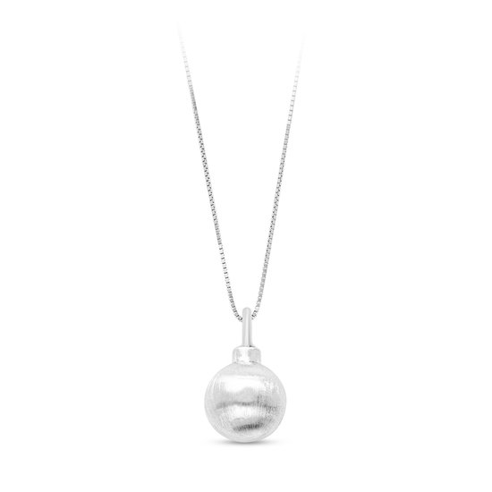 Senz Jewels Sterling zilveren urnhanger - bolvormig - Mat