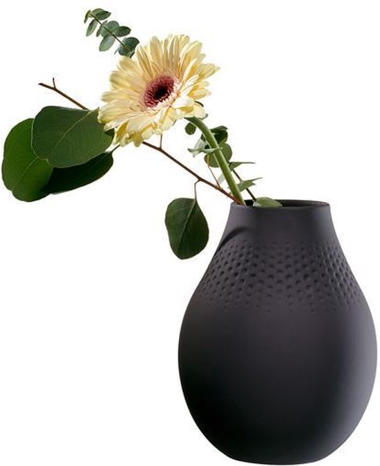 VILLEROY & BOCH Collier Vaas Perle No.2 20cm Zwart bol