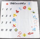 Baby mijlpaaldoek - mijlpaaldeken - milestone - Vrolijk