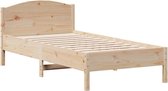 vidaXL - Cadre de lit - sans - matelas - solide - bois de pin - 75x190 - cm