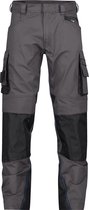 Pantalon de travail Dassy Professional Workwear avec poches genoux - Nova Anthracite Grey / Black - Taille 52
