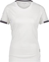 DASSY® Nexus Women T-shirt voor dames - maat S - WIT/ANTRACIETGRIJS