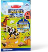 Melissa & Doug Puzzle magnétique Safari 2x 15 pièces